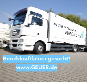 Berufskraftfahrer-in gesucht